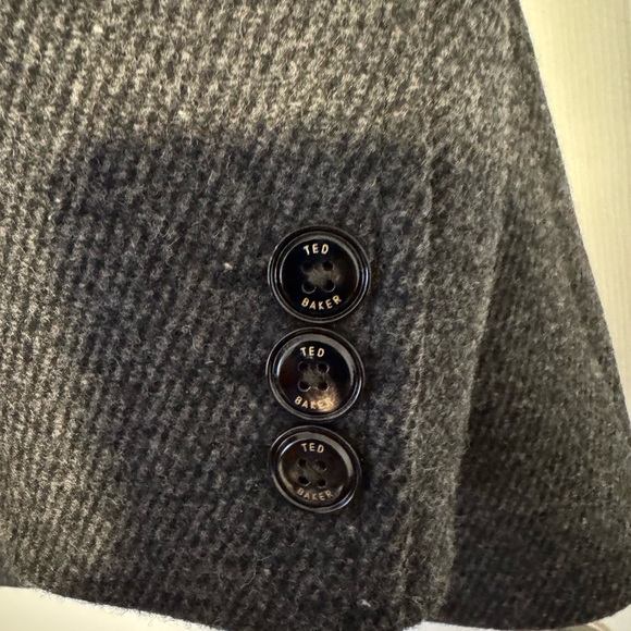 Women’s Ted Baker London Size 4 wool pea coat - Picture 9 of 11